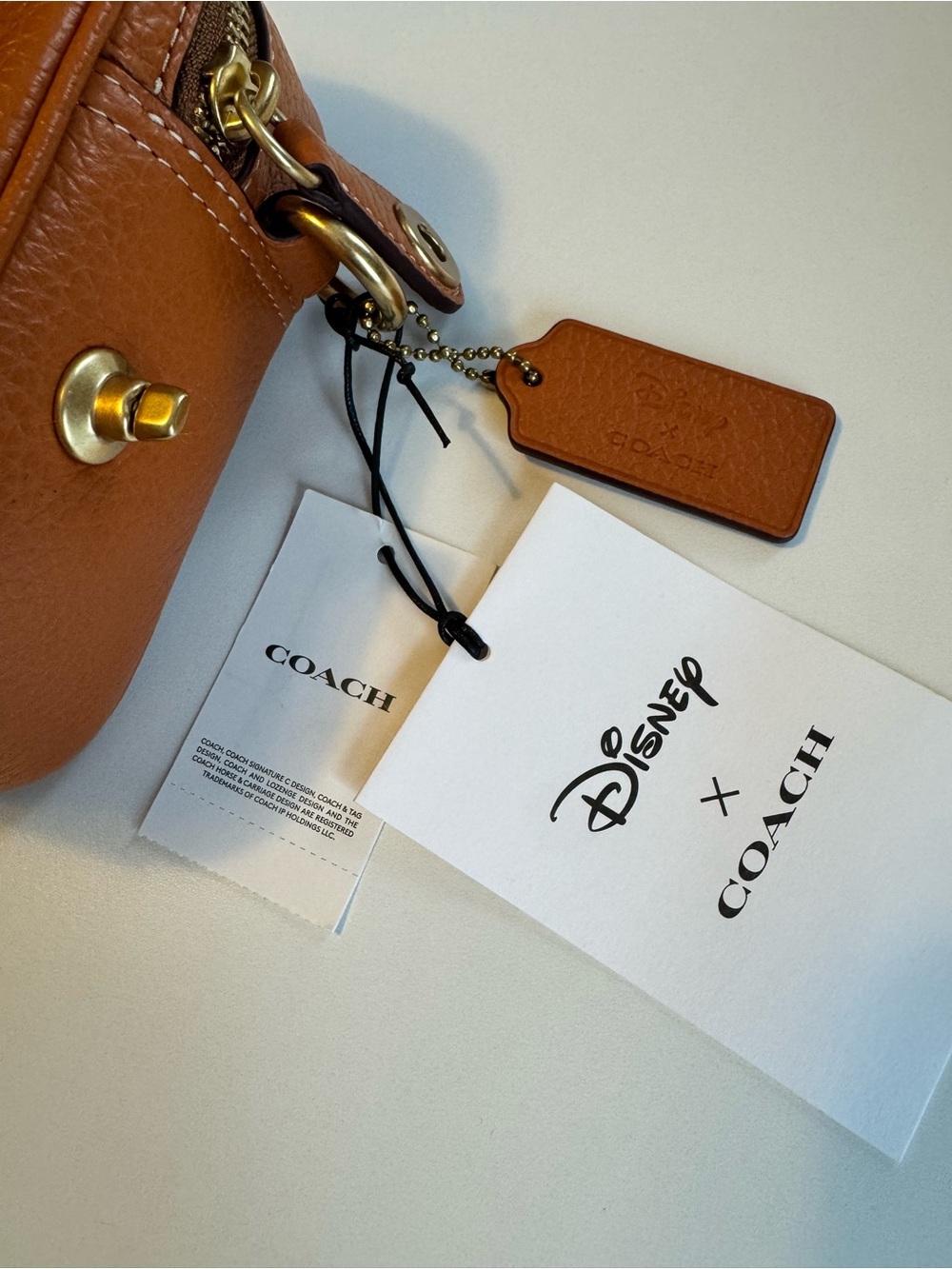 NWT Coach x Disney 100th Anniversary Mickey Mouse Caterpillar Flight Bag - Picture 4 of 13